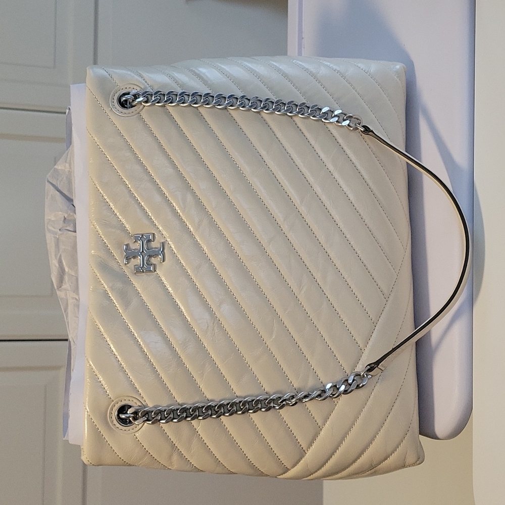 NWT Tory Burch Kira Tote Cream